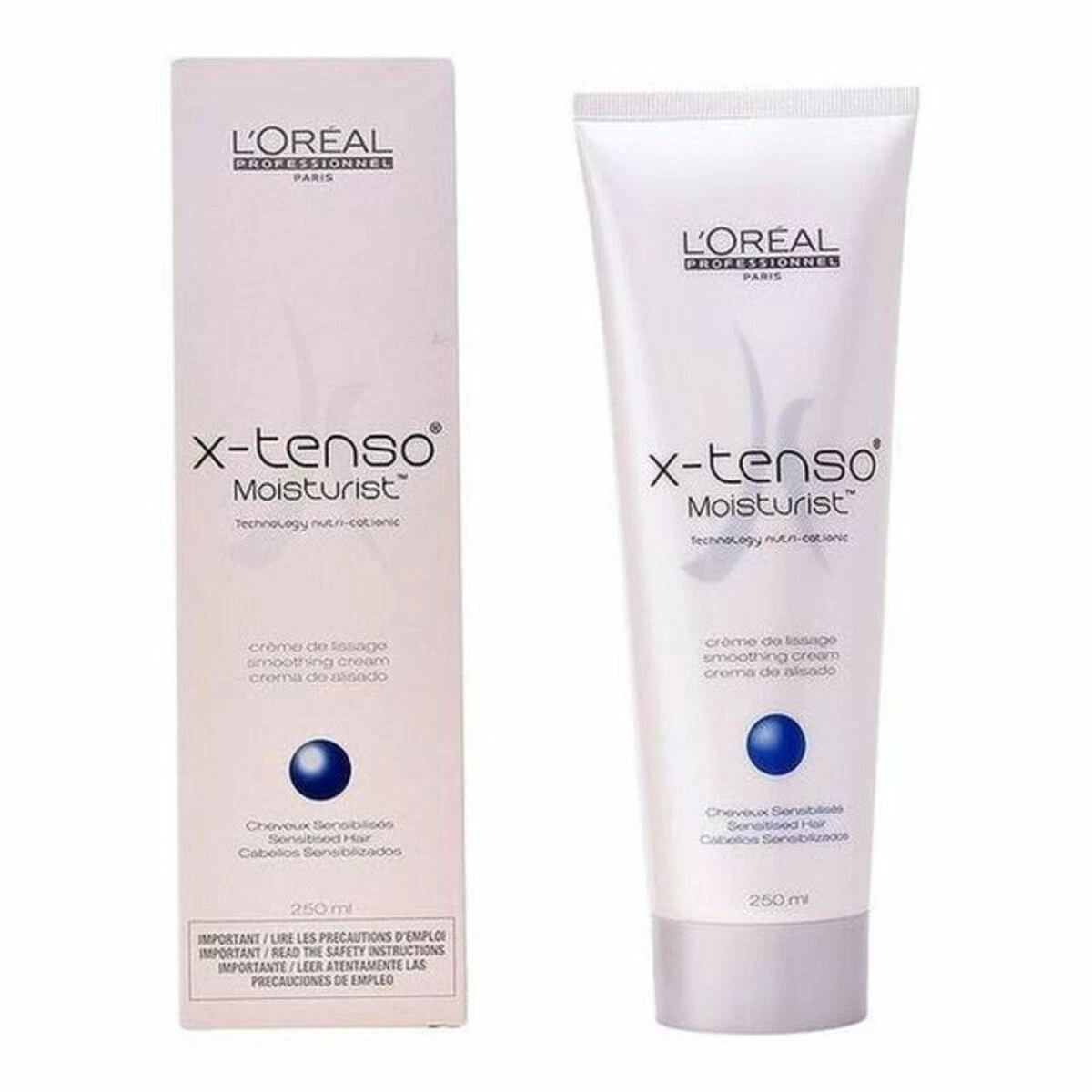 L'Oreal Professionnel X-Tenso drėkinamasis plaukų kreminis kremas glotninimui, 250 ml