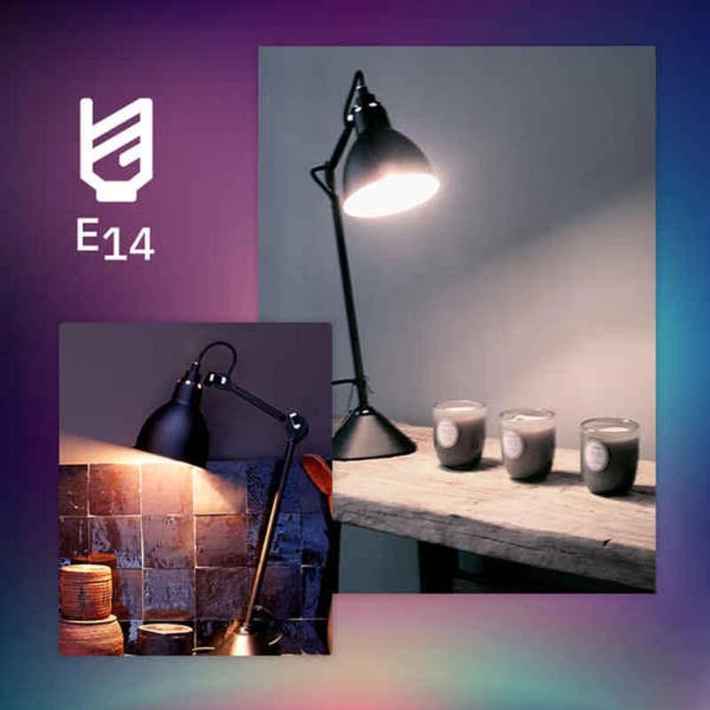 WiZ LED lemputė šalta-šilta balta Žvakė | 4,9 W | 2700-6500K | C37 | E14 | 1 vnt.
