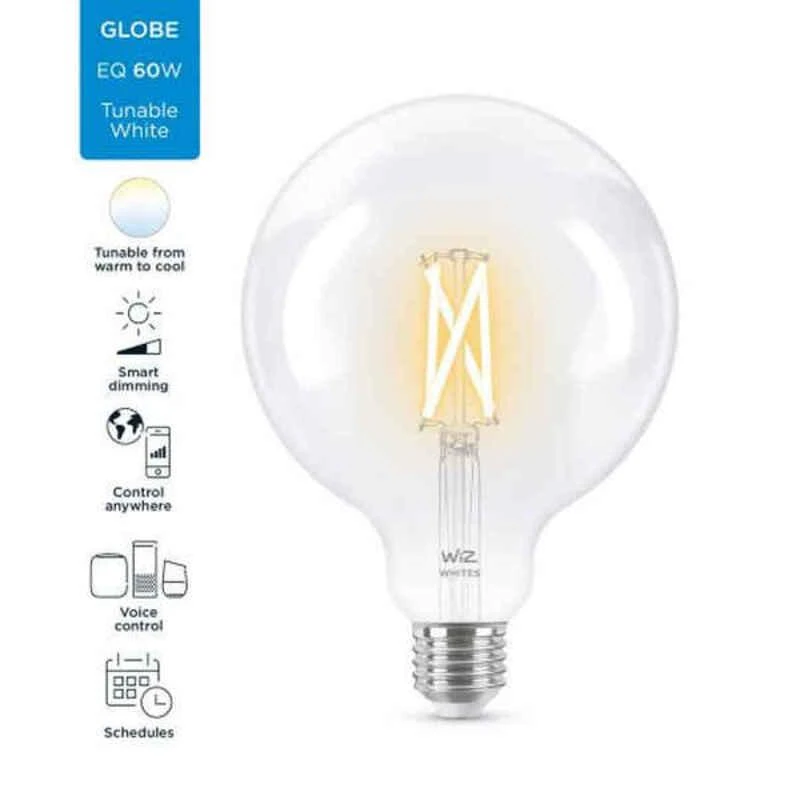 WIZ WI-FI BLE 60W G125 E27 927-65 CL 1PF/6