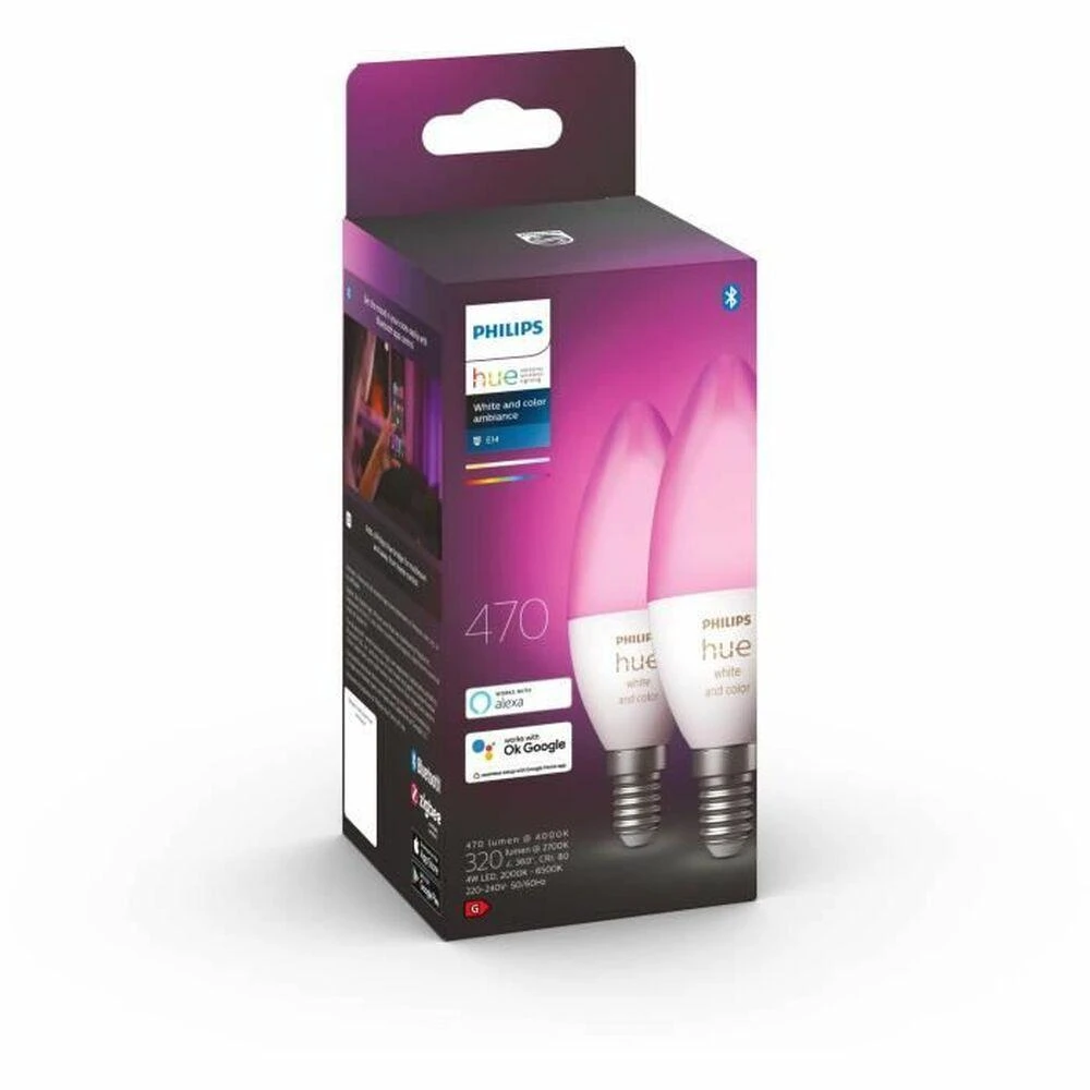 Philips Hue WCA 4W B39 E14 2vnt pak