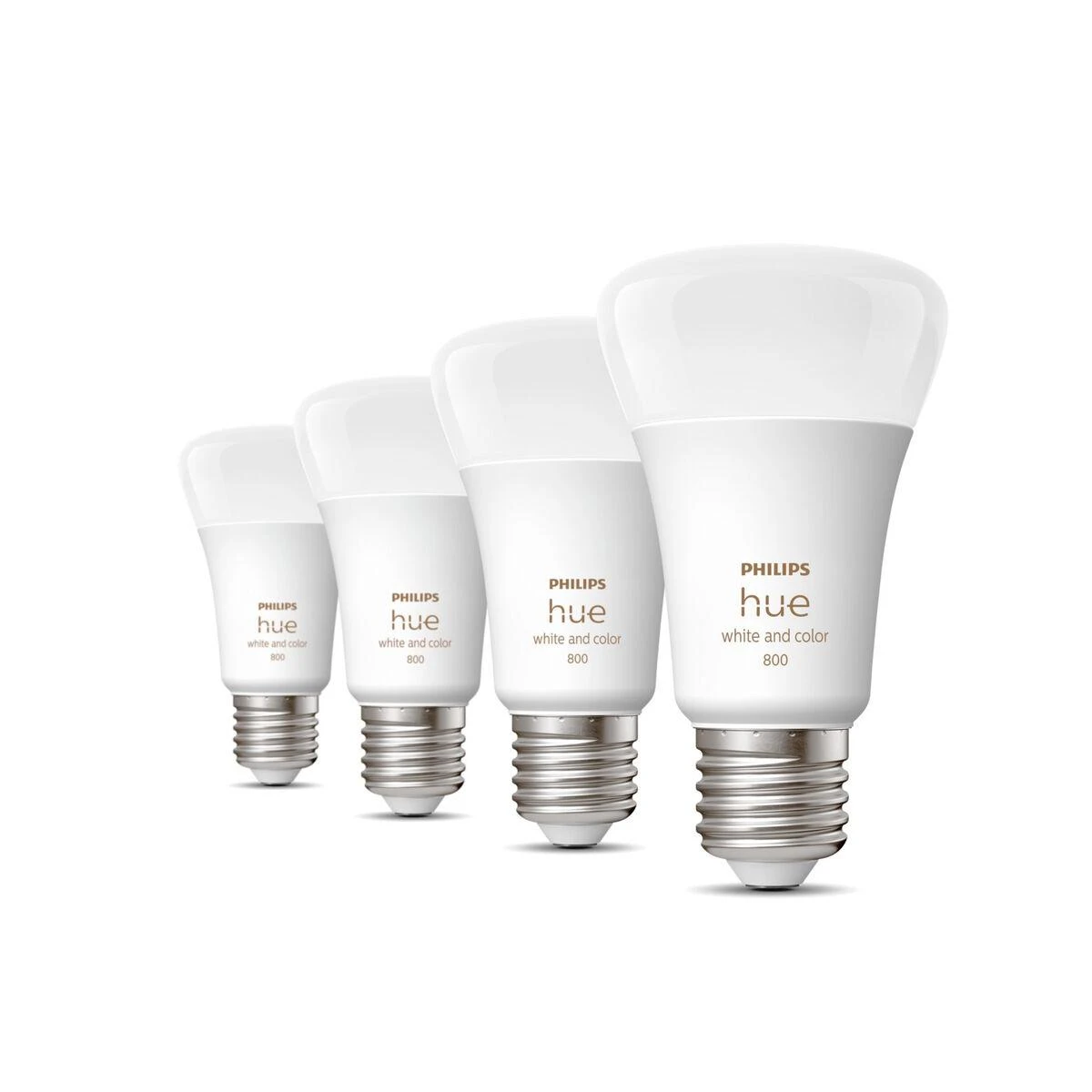 Philips Hue WCA 6,5W A60 E27, 4vnt pakuotė | E27 | 6,5 W | RGBW 2000-6500K | Bluetooth ir Zigbee