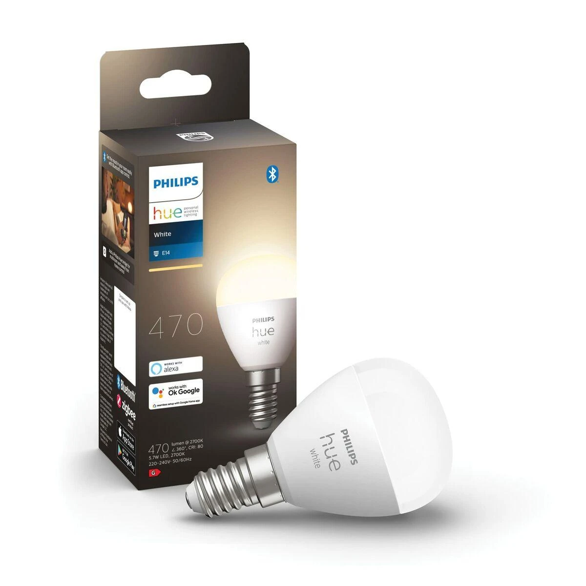Philips Hue E14 5.7W BT rutulyje
