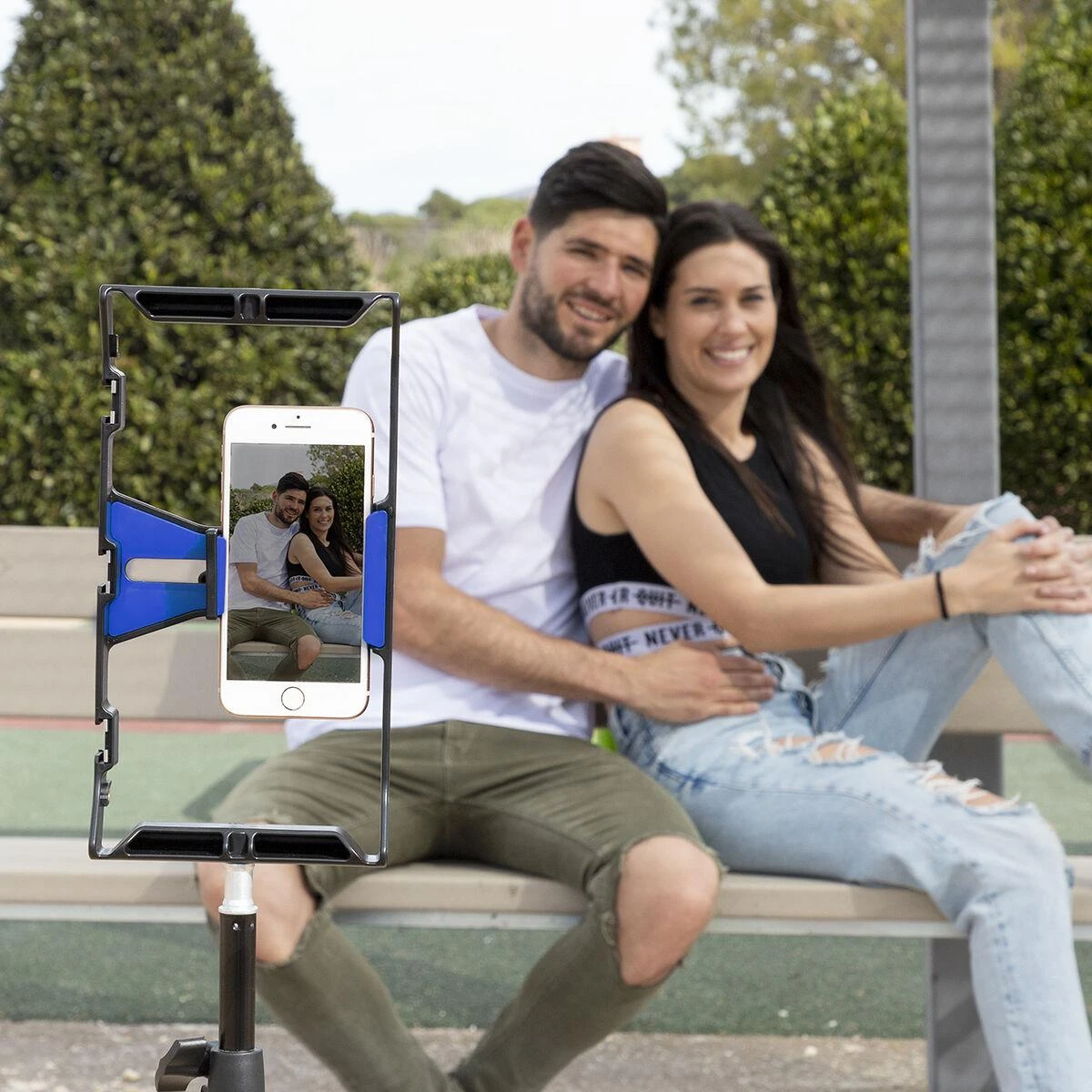 Išmaniojo telefono laikiklis su rankiniu stabilizatoriumi Stafect InnovaGoods