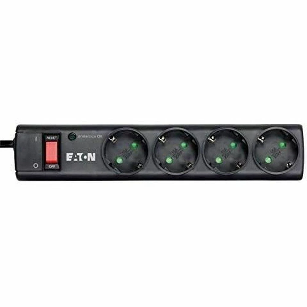 Eaton PS4D viršįtampių ribotuvas 4 AC išvestis(ys / čių) 220 - 250 V Juoda, Balta 1 m