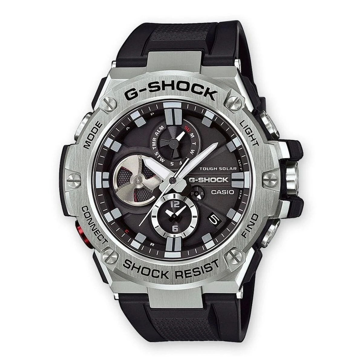 „Casio G-Shock G-Steel“ „Bluetooth“ saulės laikrodis GST-B100-1AER