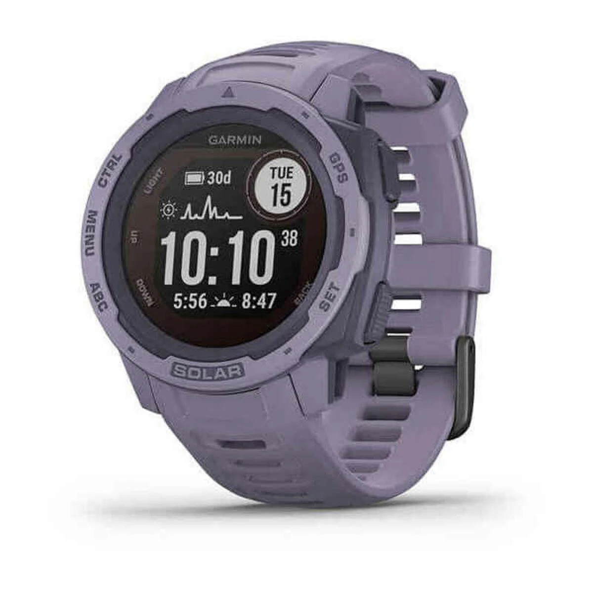 Išmanusis laikrodis Garmin Instinct Solar, Camo Edition, GPS laikrodis, Lichen Camo, WW