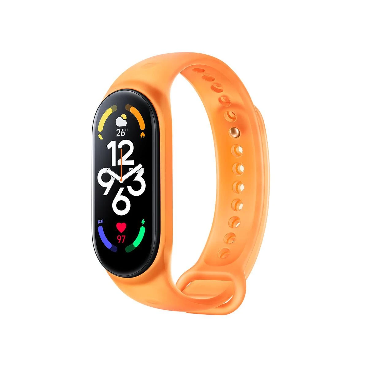 Išmaniosios apyrankės Xiaomi Mi Smart Band 7 dirželis, Oranžinės spalvos