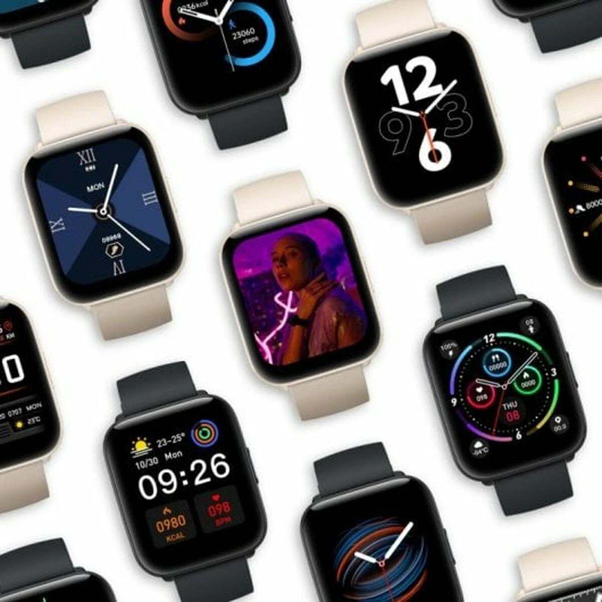 Išmanusis laikrodis Mibro Watch C2, Kreminės spalvos