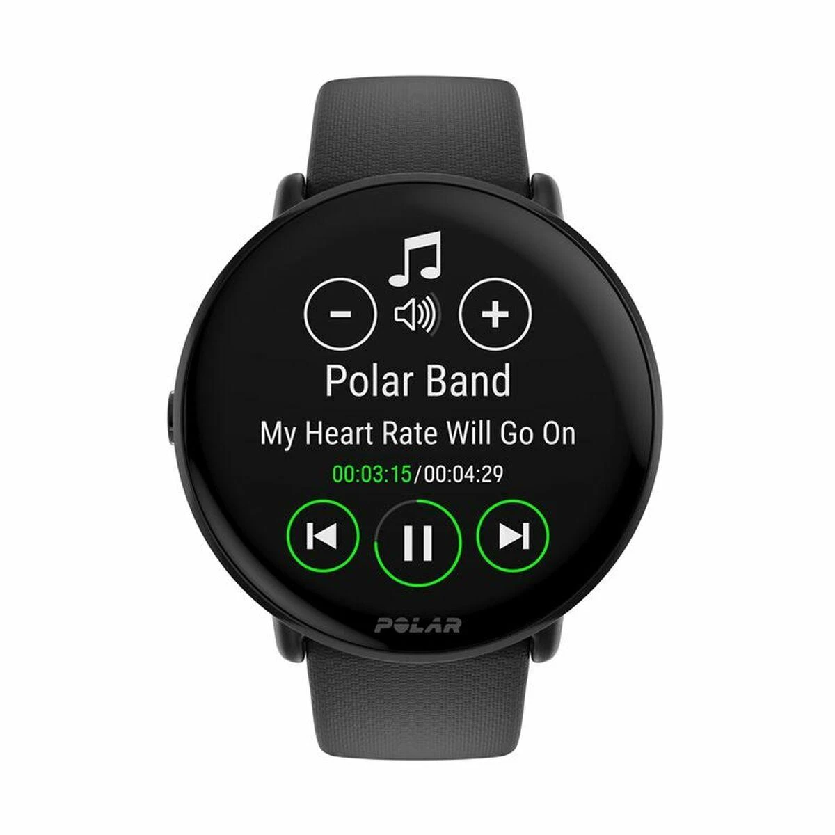 Išmanusis laikrodis Polar Ignite 3, S-L dydžio, Juodos spalvos