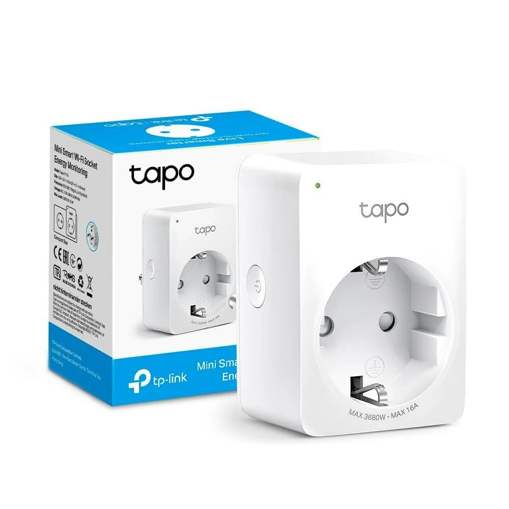 TP-LINK | Mini Smart Wi-Fi Socket | Tapo P110 | Baltas