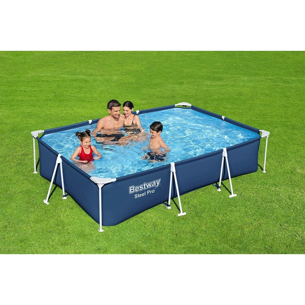 Baseinas karkasinis Bestway Steel Pro 56411, mėlynas, 3300 l