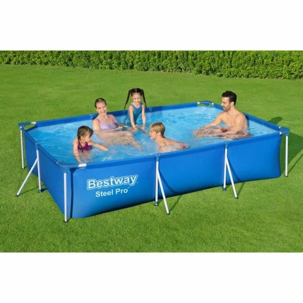Baseinas karkasinis Bestway Steel Pro 56411, mėlynas, 3300 l