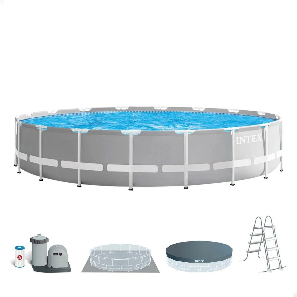 INTEX karkasinis baseinas PRISM FRAME POOL 26732NP 549x122cm