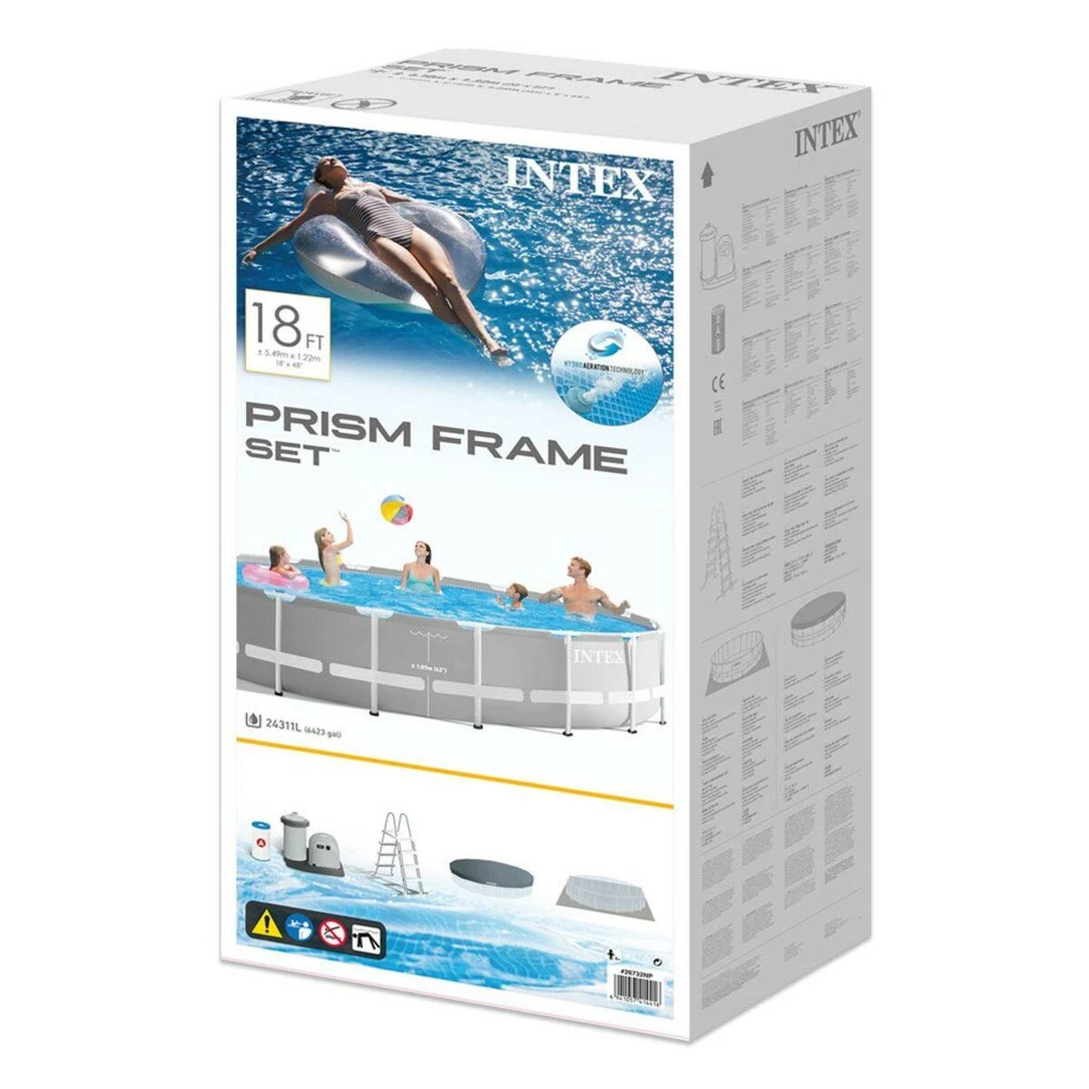 INTEX karkasinis baseinas PRISM FRAME POOL 26732NP 549x122cm