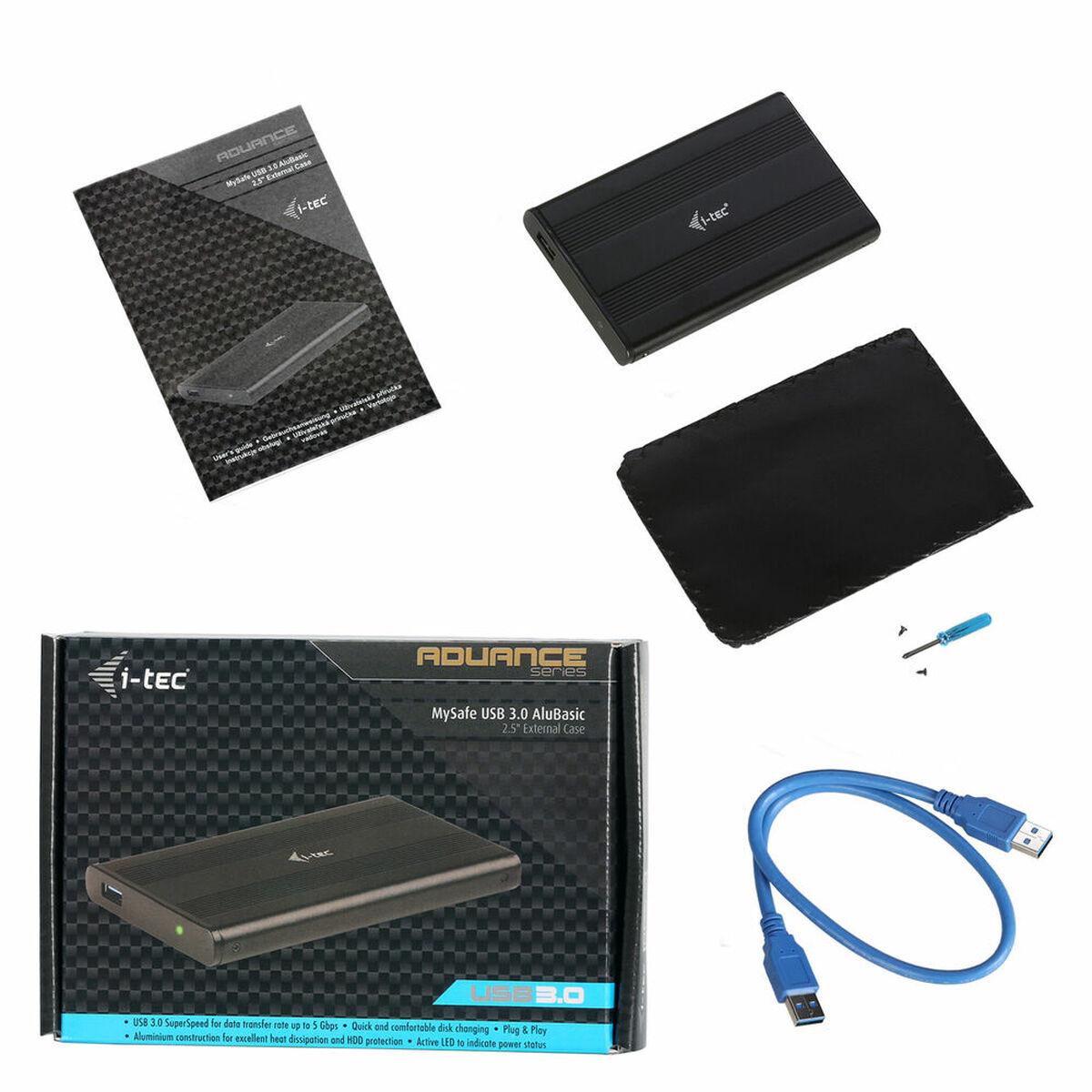 I-tec Advance MYSAFEU312 saugojimo diskų korpusas 2.5" HDD / SSD aptvaras Juoda