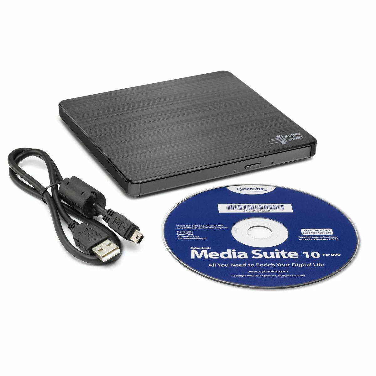 LG H.L duomenų saugykla | Itin plonas nešiojamas DVD rašytuvas | GP60NB60 | Sąsaja USB 2.0 | DVD±R/RW | CD skaitymo greitis 24 x | CD įrašymo greitis 24 x | Juodas | Stalinis kompiuteris / Nešiojamasis kompiuteris