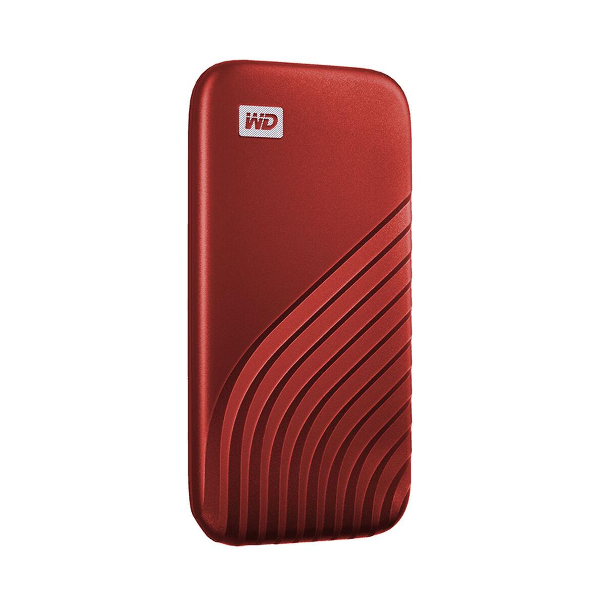 Kietasis diskas Western Digital MyPassport 1TB SSD, WDBAGF0010BRD-WESN, raudonas