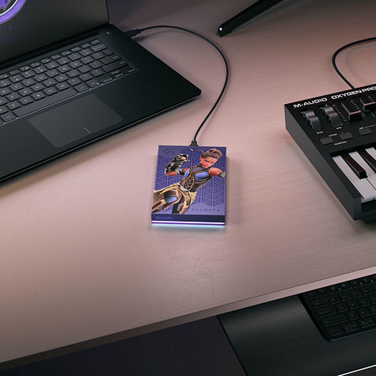 Kietasis diskas Dysk zewnętrzny HDD Seagate FireCuda Gaming HDD - Okoye Special Edition 2TB Violetinis (STLX2000402)