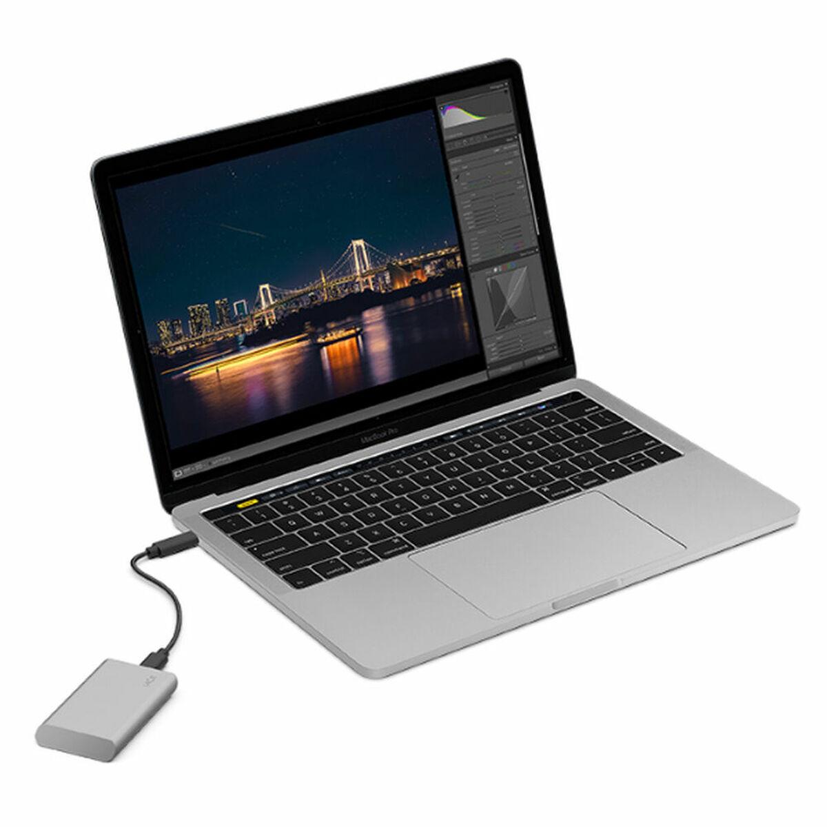 Kietasis diskas LaCie išorinis nešiojamas SSD v2 (2,5 colio / 1 TB / USB 3.1 C tipo)