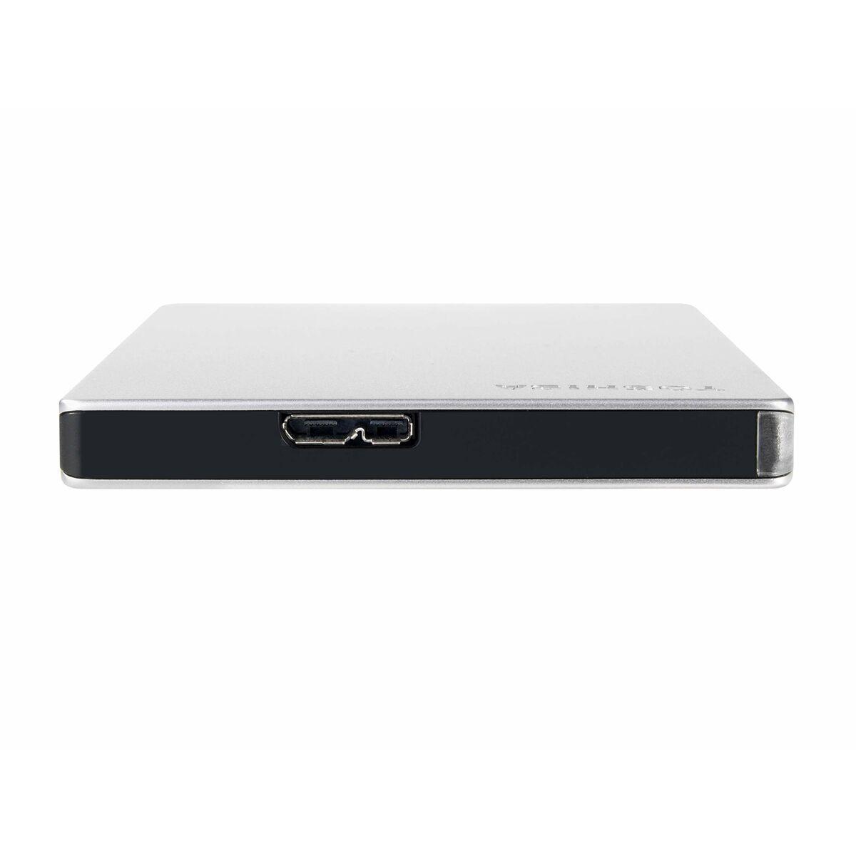 Kietasis diskas TOSHIBA Canvio Slim 1TB USB 3.2 Sidabrinis