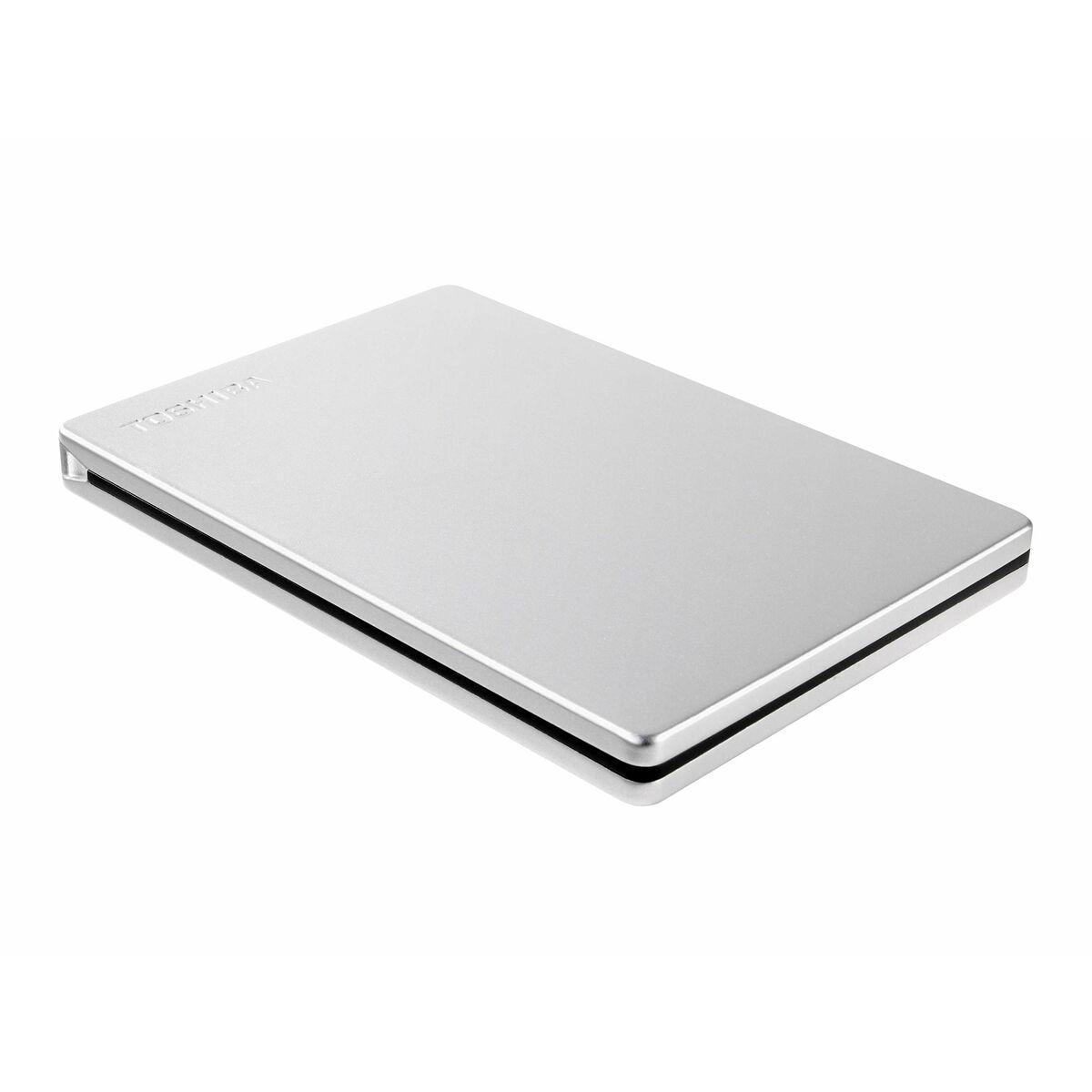 Kietasis diskas TOSHIBA Canvio Slim 1TB USB 3.2 Sidabrinis