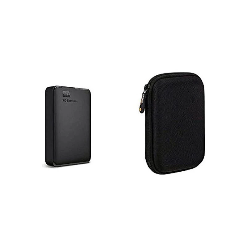 Western Digital Išorinis kietasis diskas Western Digital Elements Išorinis kietasis diskas HDD 4TB USB3 WDBU6Y0040BBK-WESN Juodas