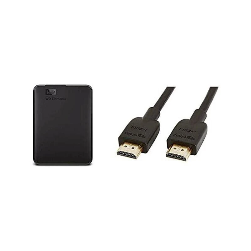 Western Digital Išorinis kietasis diskas Western Digital Elements Išorinis kietasis diskas HDD 4TB USB3 WDBU6Y0040BBK-WESN Juodas