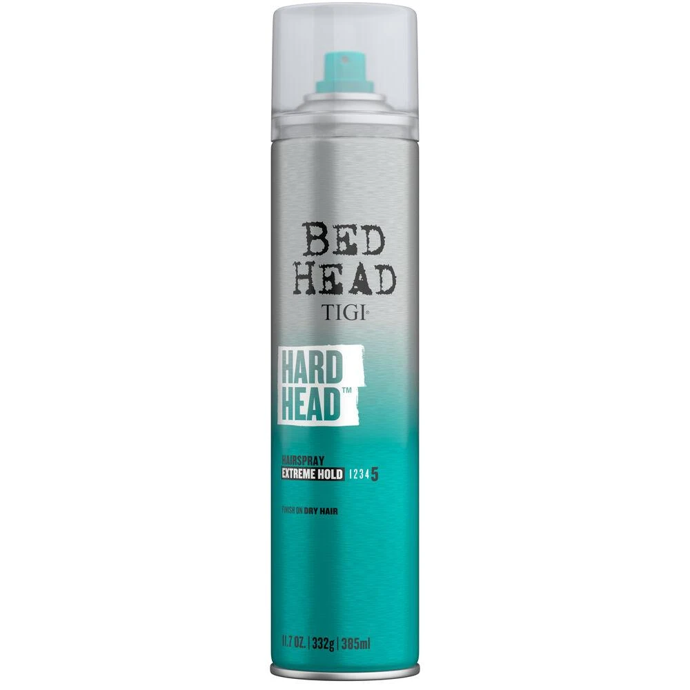 Tigi Bed Head Tigi Bad Head Hard Head Hairspray stiprios fiksacijos plaukų lakas, 385 ml
