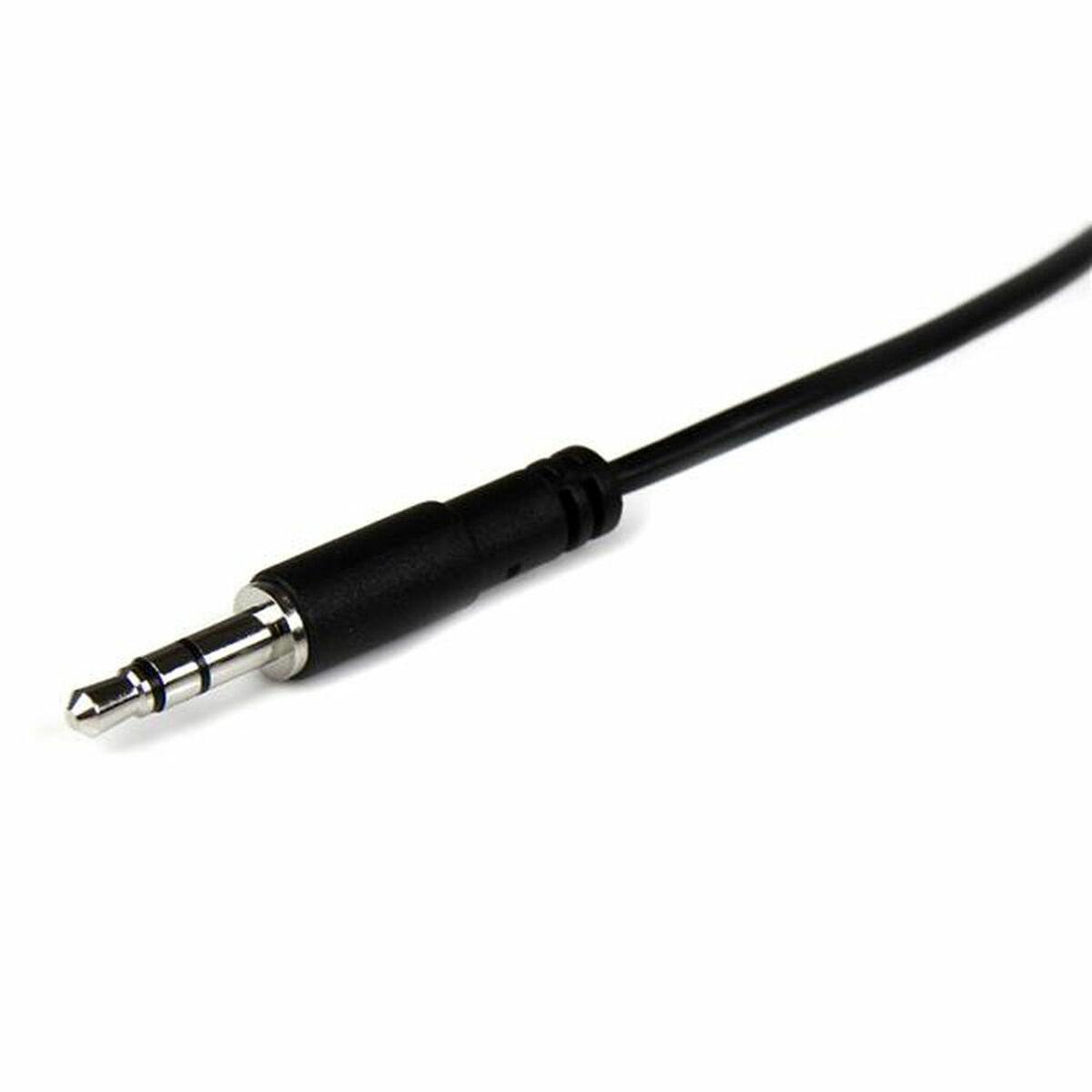 StarTech Jack 3,5 mm - Jack 3.5 mm 2 m juodas (MU2MMFS)
