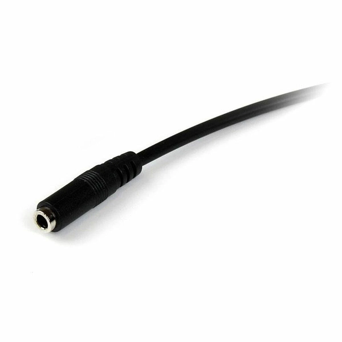 Kabelis StarTech Jack 3.5mm - Jack 3.5mm 1m juoda (MUHSMF1M)