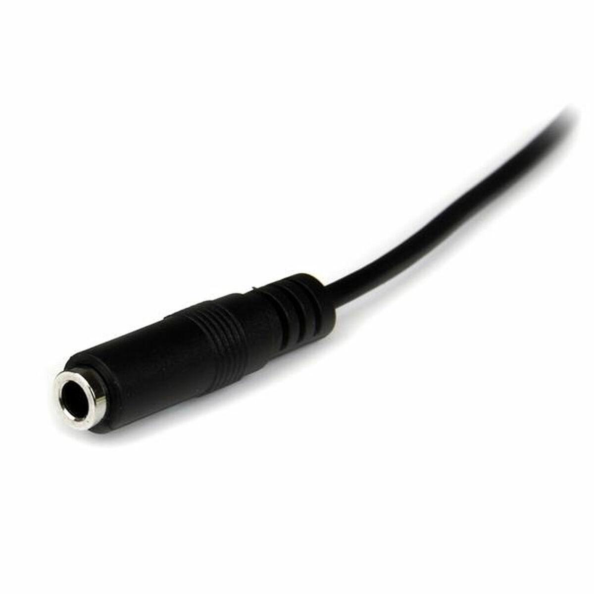 StarTech Jack 3,5 mm - Jack 3.5 mm 2 m juodas (MU2MMFS)