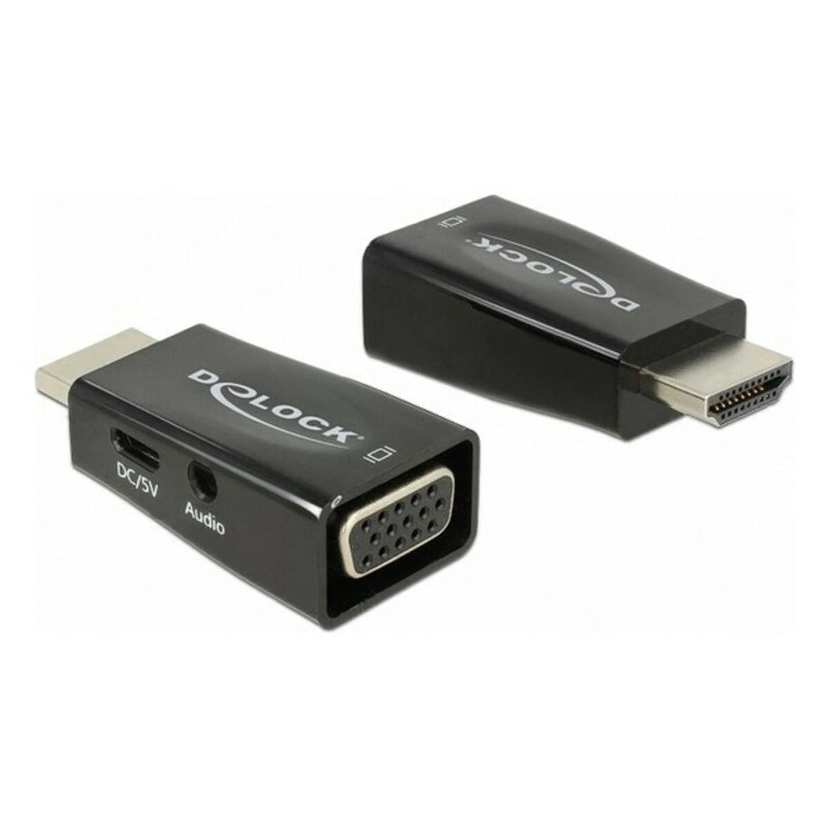 HDMI į VGA adapteris su garso jungtimi