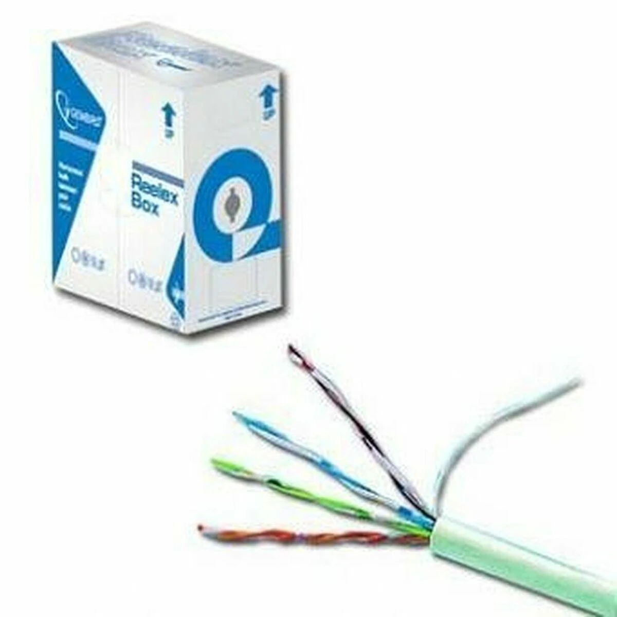 GEMBIRD UPC-5004E-SOL Gembird UTP kietasis kabelis, kat. 5, CCA 305m (ritinėlis), pilka