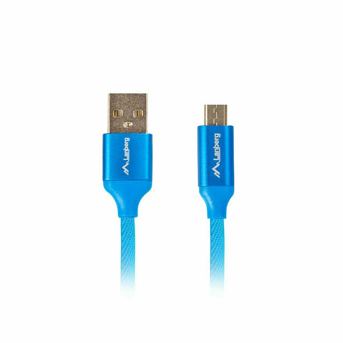 LANBERG CA-USBM-20CU-0018-BL laidas Premium Quick Charge 3.0 USB Micro-B M A M 1.8M Mėlyna