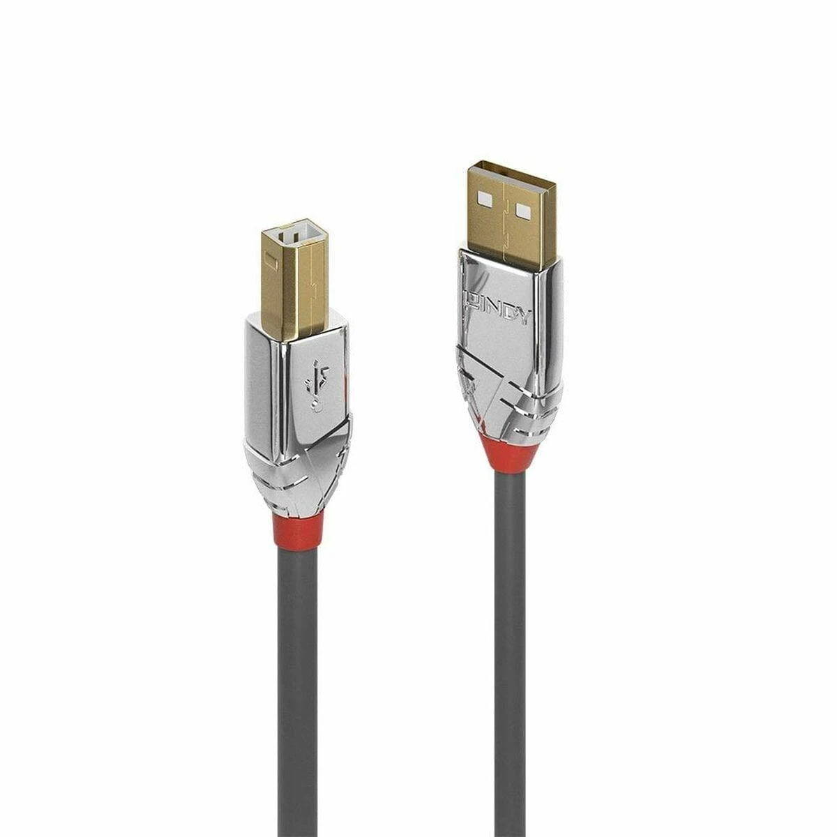 Lindy USB 2.0 A–B tipo kabelis. „Cromo Line“. 2,0 m.