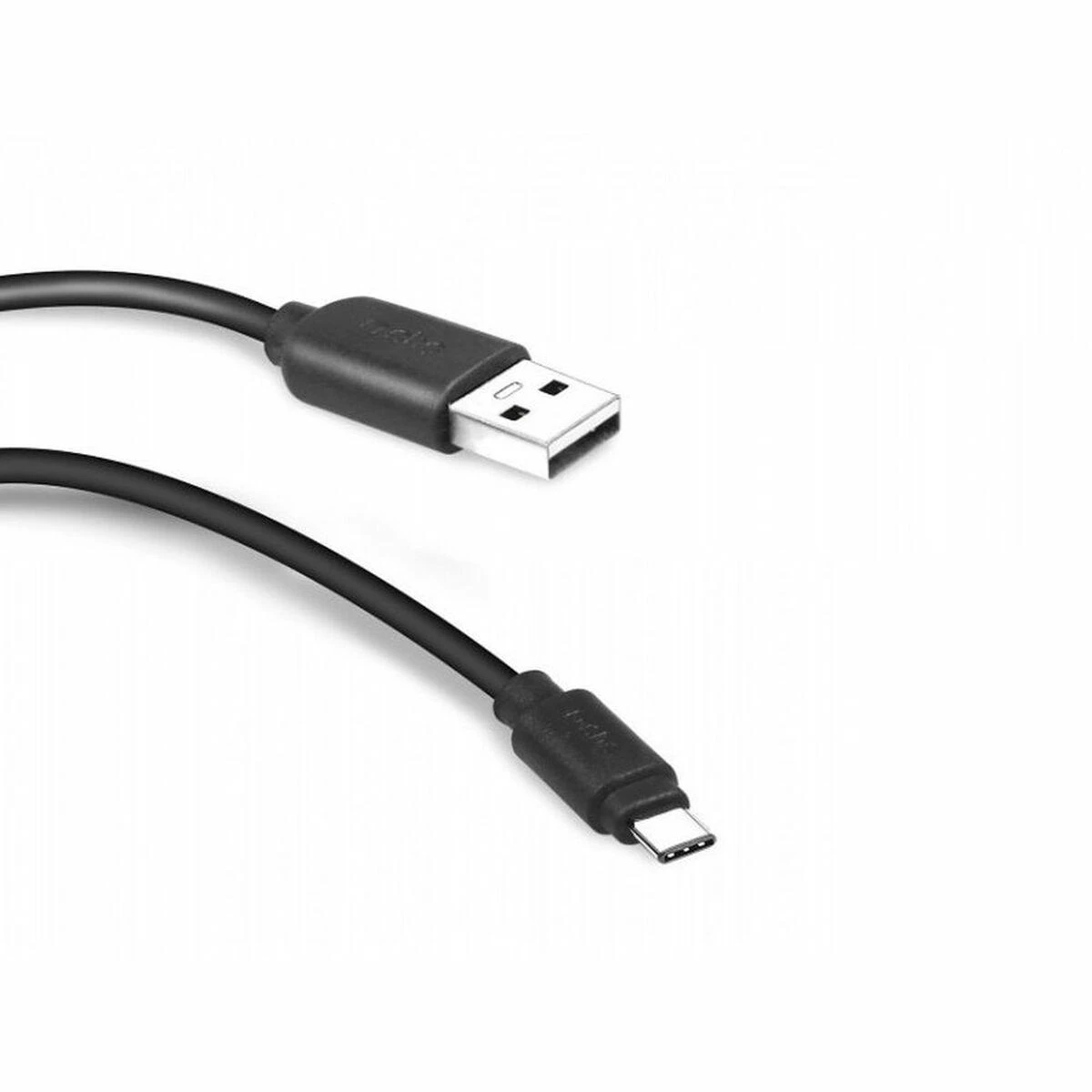 SBS TECABLEMICROC15K USB-A – USB-C kabelis 1.5m – juodos spalvos