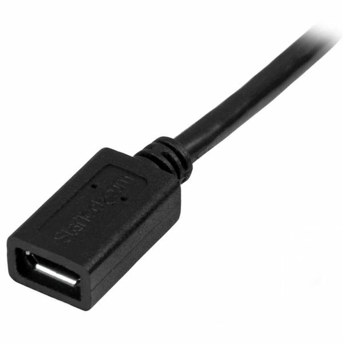 USB laidas StarTech microUSB - USB- A 0,5 m juodas (USBUBEXT50CM)