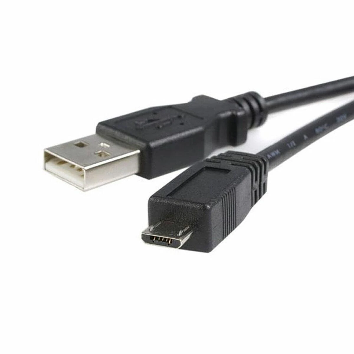 Kabelis USB STARTECH USB-A – mikroUSB 3 m Juodas (UUSBHAUB3M)