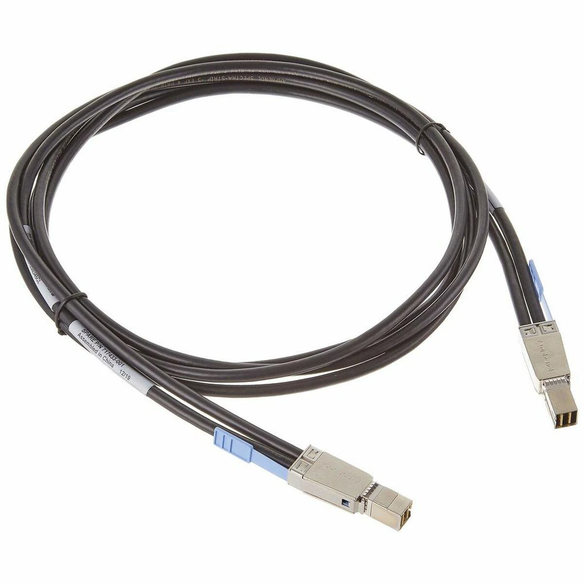 „Hewlett Packard“ (HP) HPE išorinis 2,0 m (6 pėdų) „Mini-SAS HD 4x“ į „Mini-SAS HD 4x“ kabelis