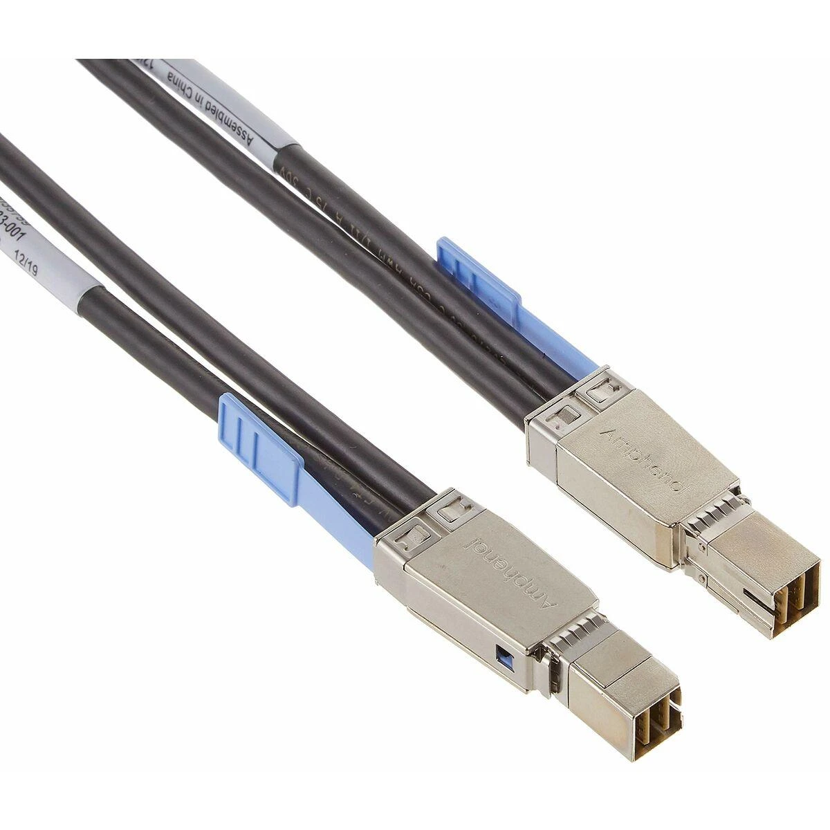 „Hewlett Packard“ (HP) HPE išorinis 2,0 m (6 pėdų) „Mini-SAS HD 4x“ į „Mini-SAS HD 4x“ kabelis