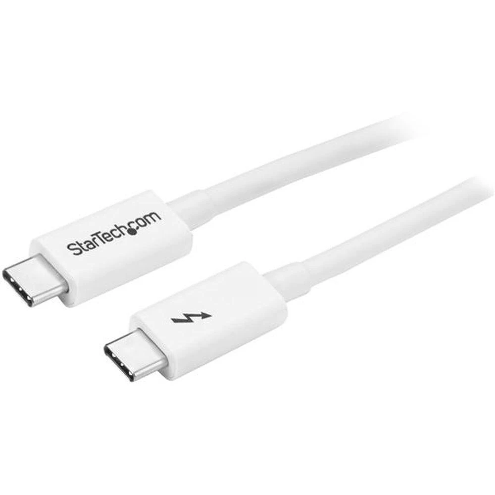 Kabelis USB StarTech USB-C - USB-C 1 m Baltas (TBLT3MM1MW)