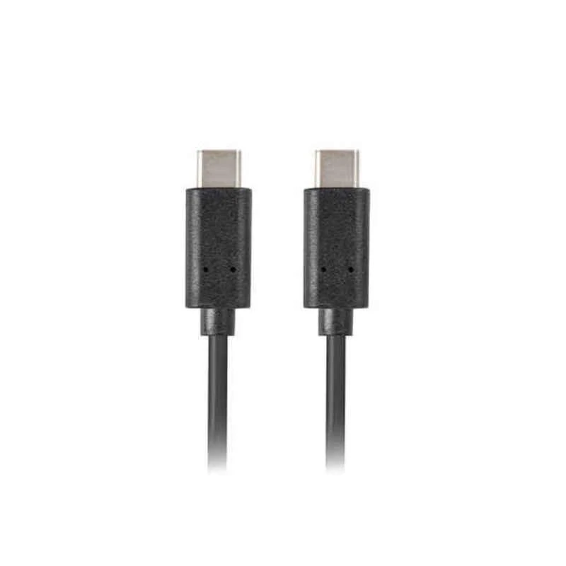 Lanberg kabelis USB-C M/M 2.0 0.5m Juodas