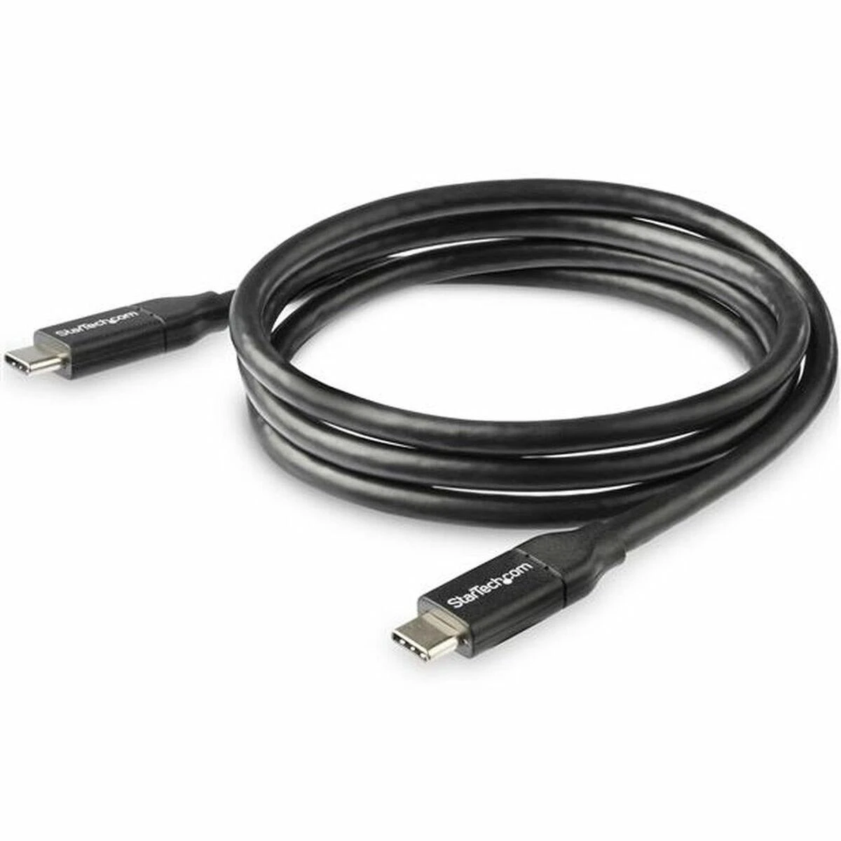 USB kabelis StarTech USB-C - USB-C 1 m Juodas (USB2C5C1M)