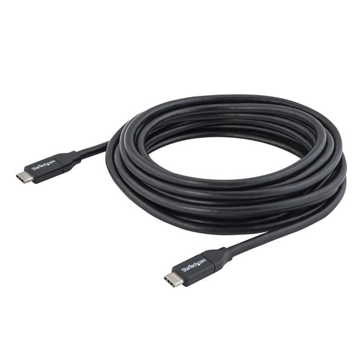 Kabelis USB StarTech USB-C - USB-C 4 m Juodas (USB2C5C4M)