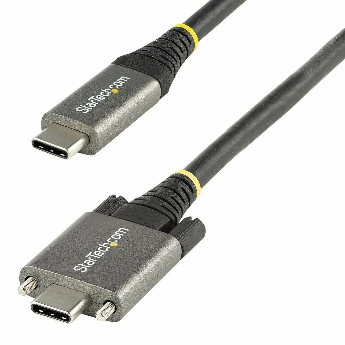 Kabelis USB StarTech USB-C - USB-C 0.5 m Pilka (USB31CCSLKV50CM)