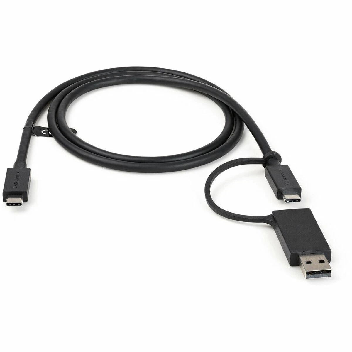 Kabelis USB StarTech USB-A + USB-C - USB-C 1 m Juodas (USBCCADP)