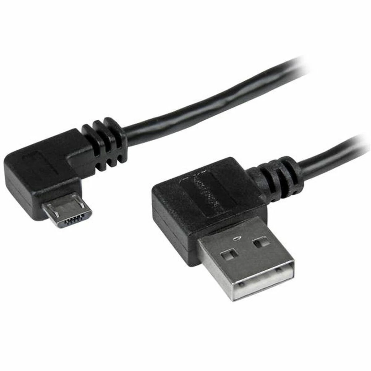Kabelis USB StarTech USB-A - microUSB 2 m Juodas (USB2AUB2RA2M)