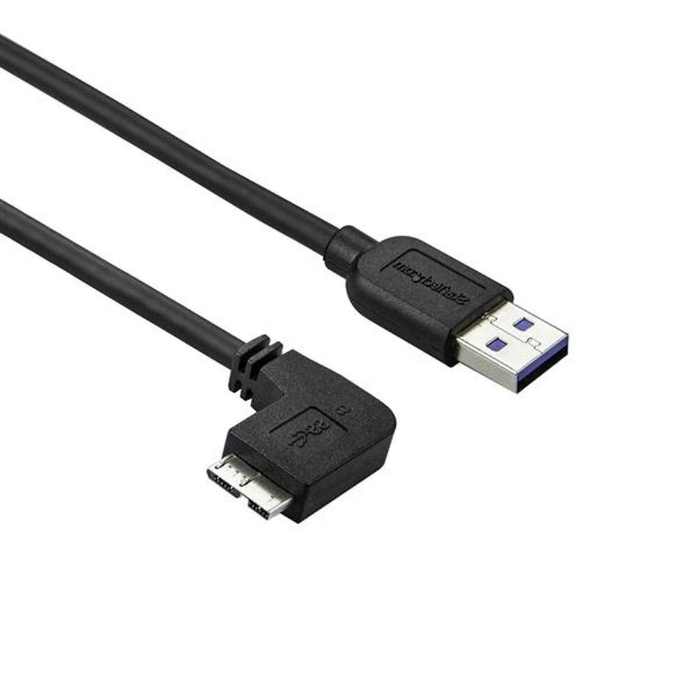 Kabelis USB StarTech USB-A - micro-B 1 m Juodas (USB3AU1MLS)