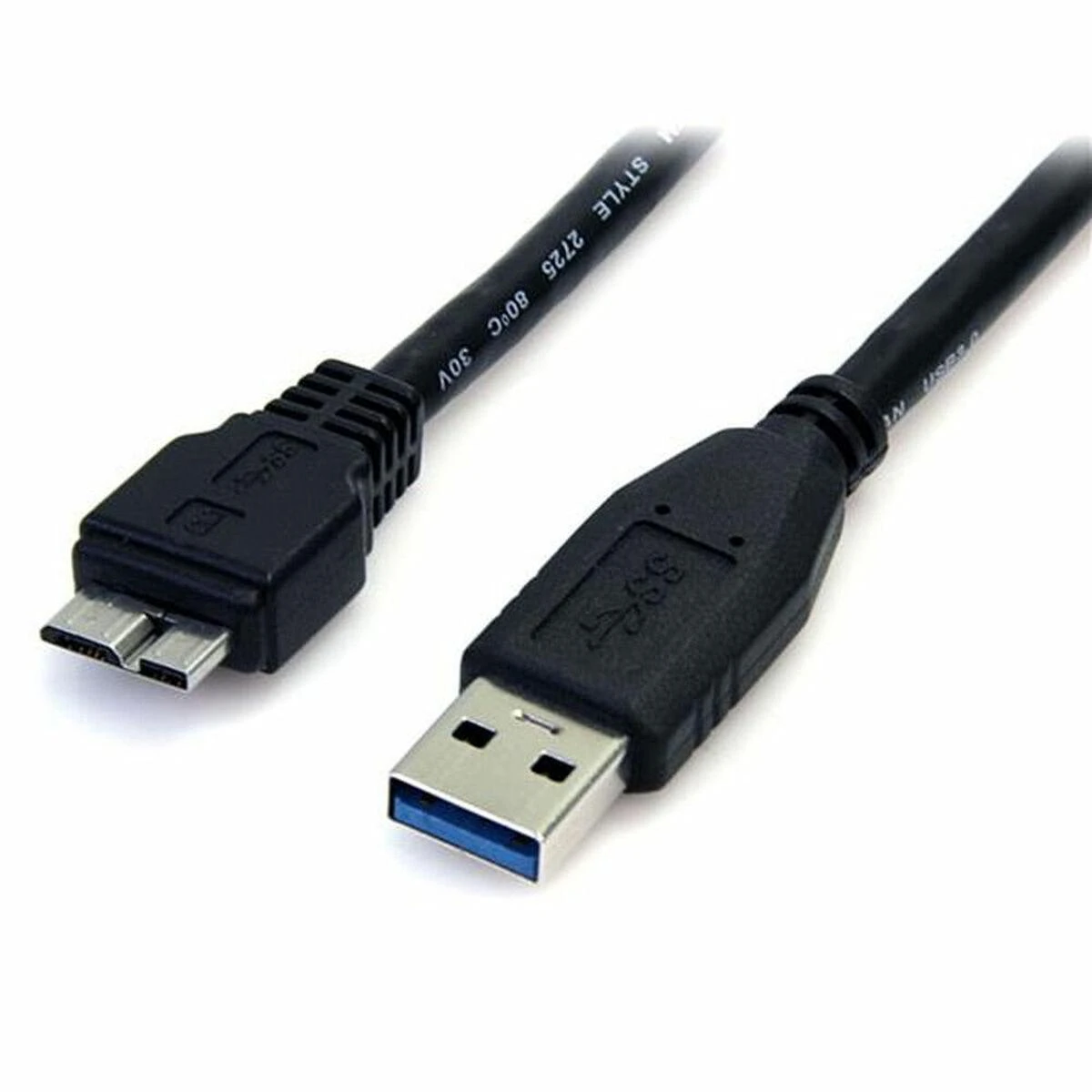 USB kabelis StarTech USB-A - miniUSB-B 0,5 m juodas (149594)
