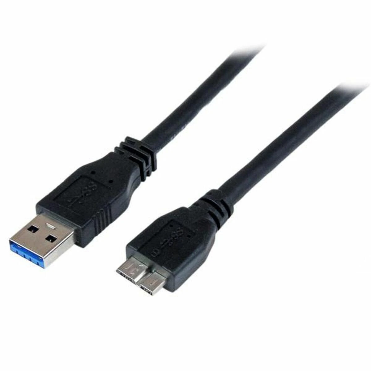 Kabelis USB StarTech USB-A - micro-B 1 m Juodas (USB3CAUB1M)